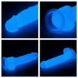 Világító dildó tapadókorogos 8.5 lumino play dildo 22 cm