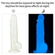 Világító dildó tapadókorogos 8.5 lumino play dildo 22 cm