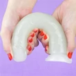 Világító tapadókorogos dildó 20cm - 8" Lumino Play dildo