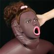 Barna szexbaba Cowgirl style love doll brown