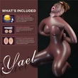 Barna szexbaba Cowgirl style love doll brown