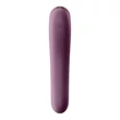 Léghullámos csiklóizgató vibrátoros Dual kiss wine red 19 cm