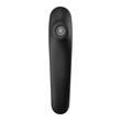 Léghullámos csiklóizgató vibrátoros Dual kiss black 19 cm