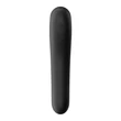 Léghullámos csiklóizgató vibrátoros Dual kiss black 19 cm