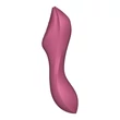 Három az egyben vibrátor Curvy trinity 3 red