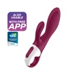 Tölthető melegítős, csiklókaros vibrátor Heated affair 20 cm