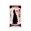 Análtágító 17 cm - X-men butt plug black