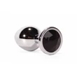 X-men fém análdugó nagy - secret shade metal butt plug black l