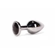 X-men fém análdugó nagy - secret shade metal butt plug black l