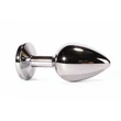 X-men fém análdugó nagy - secret shade metal butt plug black l