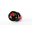 X-men fém análplug kicsi - secret shine metal butt plug rainbow s