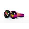 X-men fém análplug kicsi - secret shine metal butt plug rainbow s