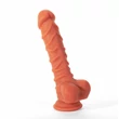 X-men testszínű herés dildó 21,5 cm - colours pleasure flesh 2