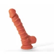 X-men testszínű herés dildó 21,5 cm - colours pleasure flesh 2