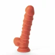 X-men testszínű herés dildó 21,5 cm - colours pleasure flesh 2