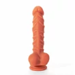 X-men testszínű herés dildó 21,5 cm - colours pleasure flesh 2