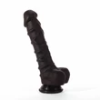 X-men fekete, herés szilikon dildó 21.5 cm
