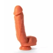 Testszínű herés dildó 21,5 cm X-men colours pleasure flesh