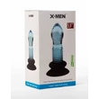 Műanyag letapasztható anál dildó - X-men sharp top anal plug 15 cm