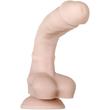 Világos bőrszínű, realisztikus dildó 21 cm