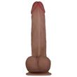 Flexskin poseable dildo 9" dark