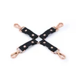 Kötöző kereszt Bondage couture hog tie - fekete