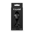 Popsidugó Crystal rose plug - fekete