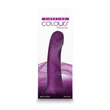 Valósághű eres vibráló dildó Colours pleasures 7 vibrating - lila 18 cm