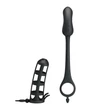 Péniszgyűrű anális stimulátorral Pretty love hercules penis sheath ii