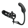 Péniszgyűrű anális stimulátorral Pretty love hercules penis sheath ii