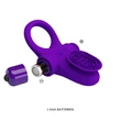 Vibrátoros péniszgyűrű Pretty love vibrant penis ring 2 purple