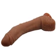 Tapadótalpas erezett pénisz Beautiful alex 11 dildo brown 28 cm