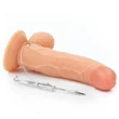 Felcsatolható vibrációs világos dildó hámmal 21,5 cm - Vibrating easy strapon set 8.5