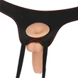 Felcsatolható vibrációs világos dildó hámmal 21,5 cm - Vibrating easy strapon set 8.5