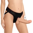 Felcsatolható vibrációs világos dildó hámmal 21,5 cm - Vibrating easy strapon set 8.5