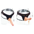 Felcsatolható vibrációs világos dildó hámmal 21,5 cm - Vibrating easy strapon set 8.5