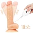 Felcsatolható vibráló készlet 19 cm Vibrating easy strapon set 7.5 herével