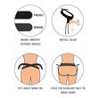 Felcsatolható vibráló készlet 19 cm Vibrating easy strapon set 7.5 herével
