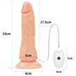 Felcsatolható vibrációs világos dildó hámmal 19 cm - Vibrating easy strapon set 7.5