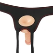 Felcsatolható herés világos dildó hámmal 18 cm - Vibrating Easy Strapon Set 7.0