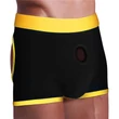 Felcsatolhatóhoz uniszex rövidnadrág Horny strapon shorts xl/xxl (95 - 106 cm derék)