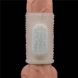 Péniszgyűrű vibrátoros Drip knights ring (fehér) ii rücskös
