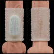 Péniszgyűrű vibrátoros Drip knights ring (fehér) ii rücskös