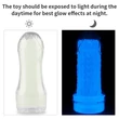 Világító Lumino play maszturbátor ribbed 20,5 cm