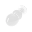 Anális dugó üvegből 4.5" glass romance átlátszó