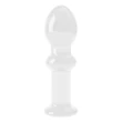 Anális dugó üvegből 4.5" glass romance átlátszó