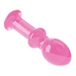 Anális dugó üvegből 4.5" glass romance rózsaszínú