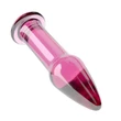 Üveg fenékdugó Glass romance 5 rózsaszínű 12,5 cm