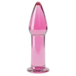 Üveg fenékdugó Glass romance 5 rózsaszínű 12,5 cm