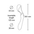 Intim masszírozó vibrátor Shunga Zoa raspberry